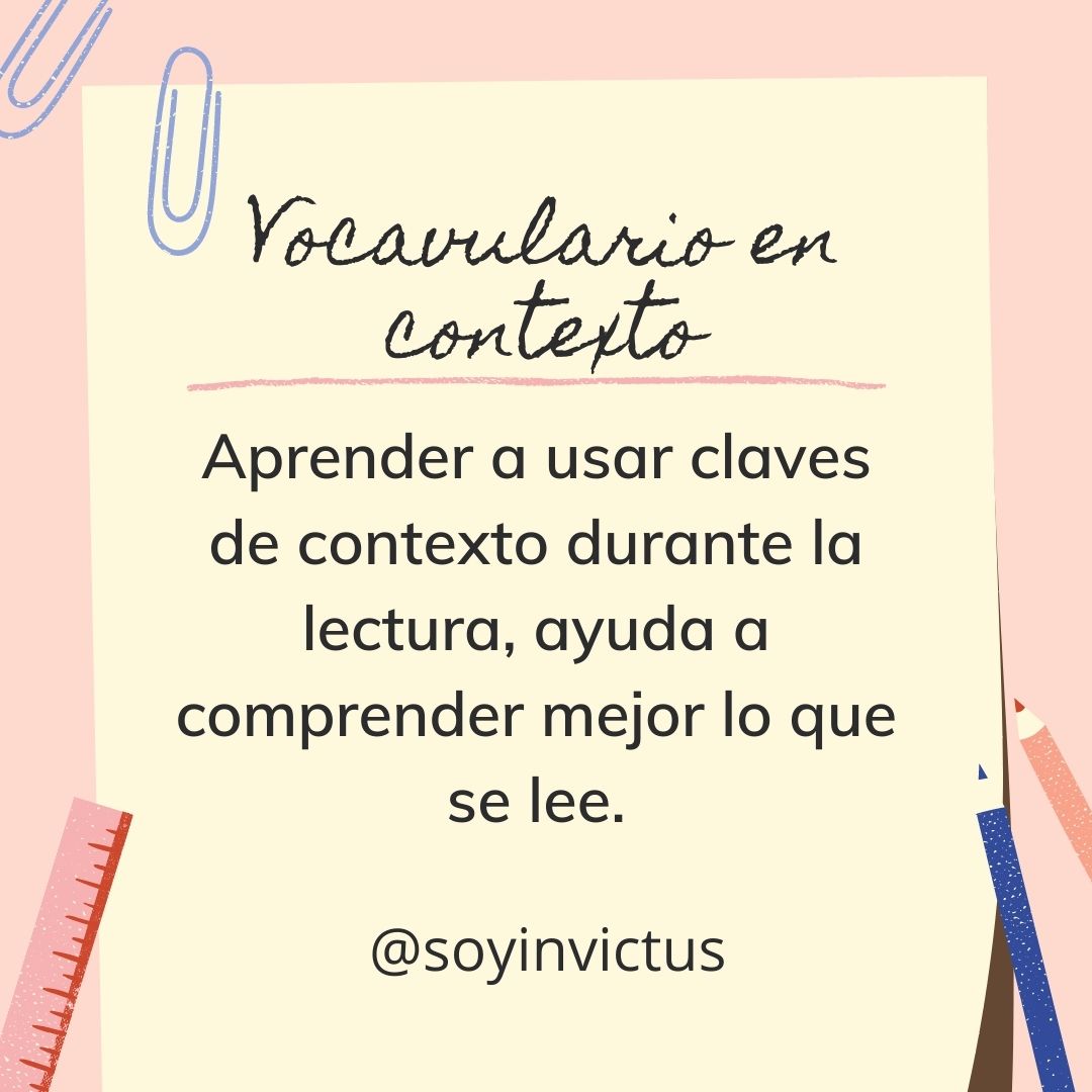 Vocabulario en contexto QuickNote